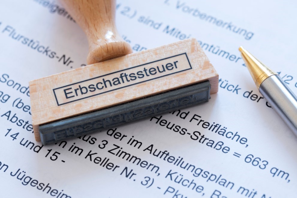 Daten zur Berechnung der Erbschaftssteuer für eine Wohnung