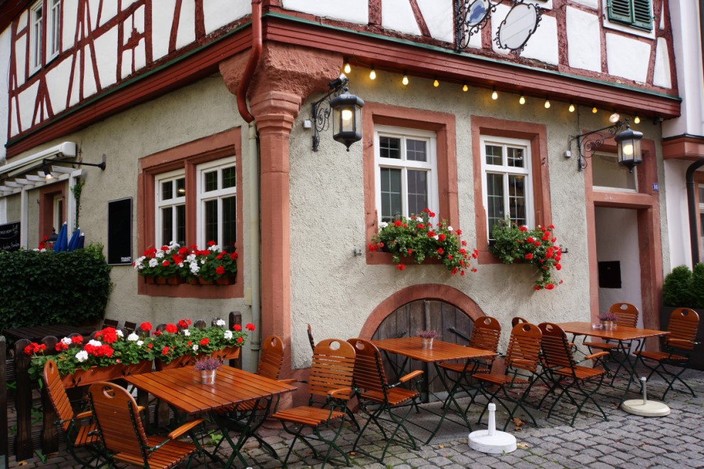 Gasthaus in historischer Altstadt