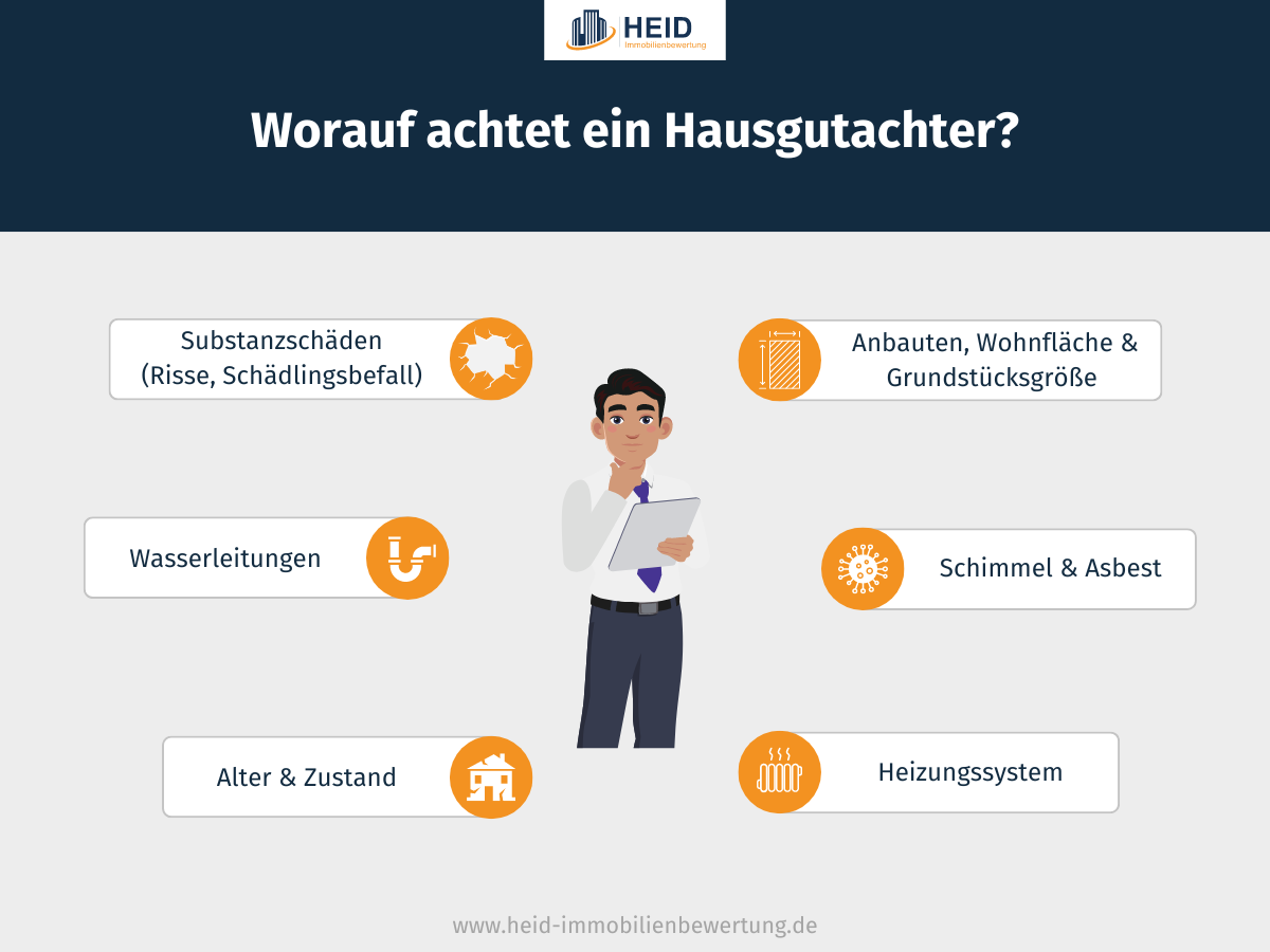 Worauf ein Hausgutachter achtet